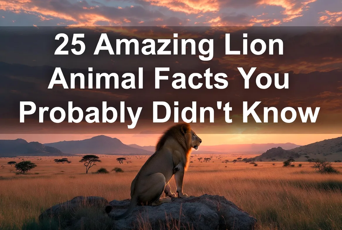 25 Amazing Lion Animal Facts You Probably Didn't Know
