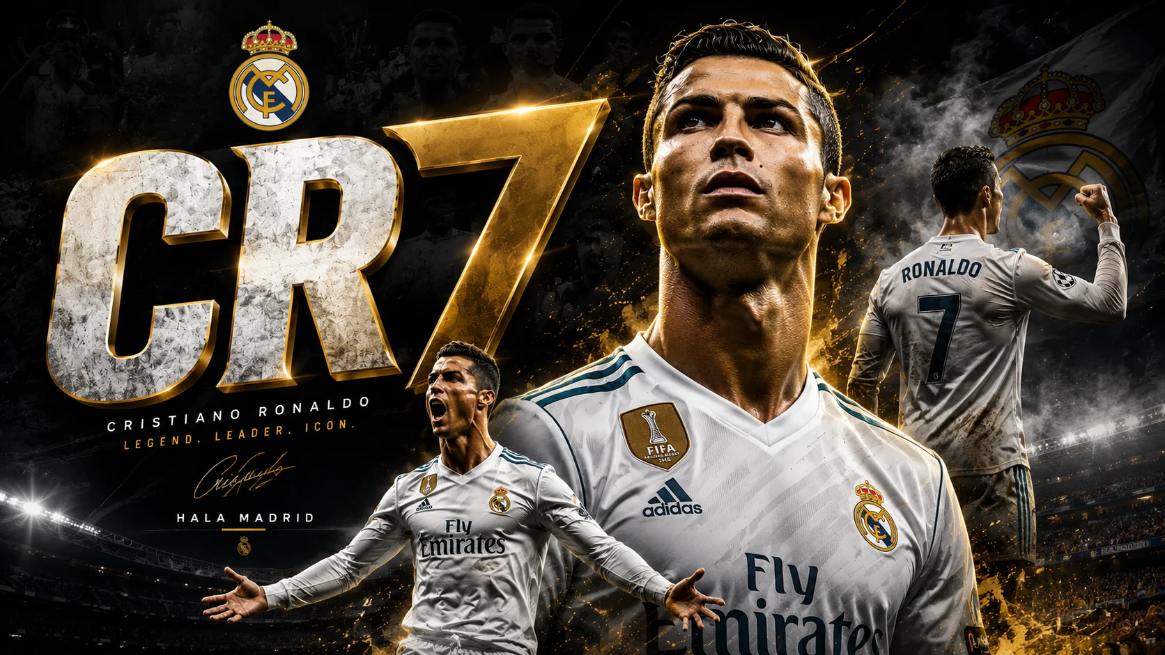 Cristiano Ronaldo Wallpaper 4K Real Madrid — a HD desktop wallpaper — in the famous-people category.